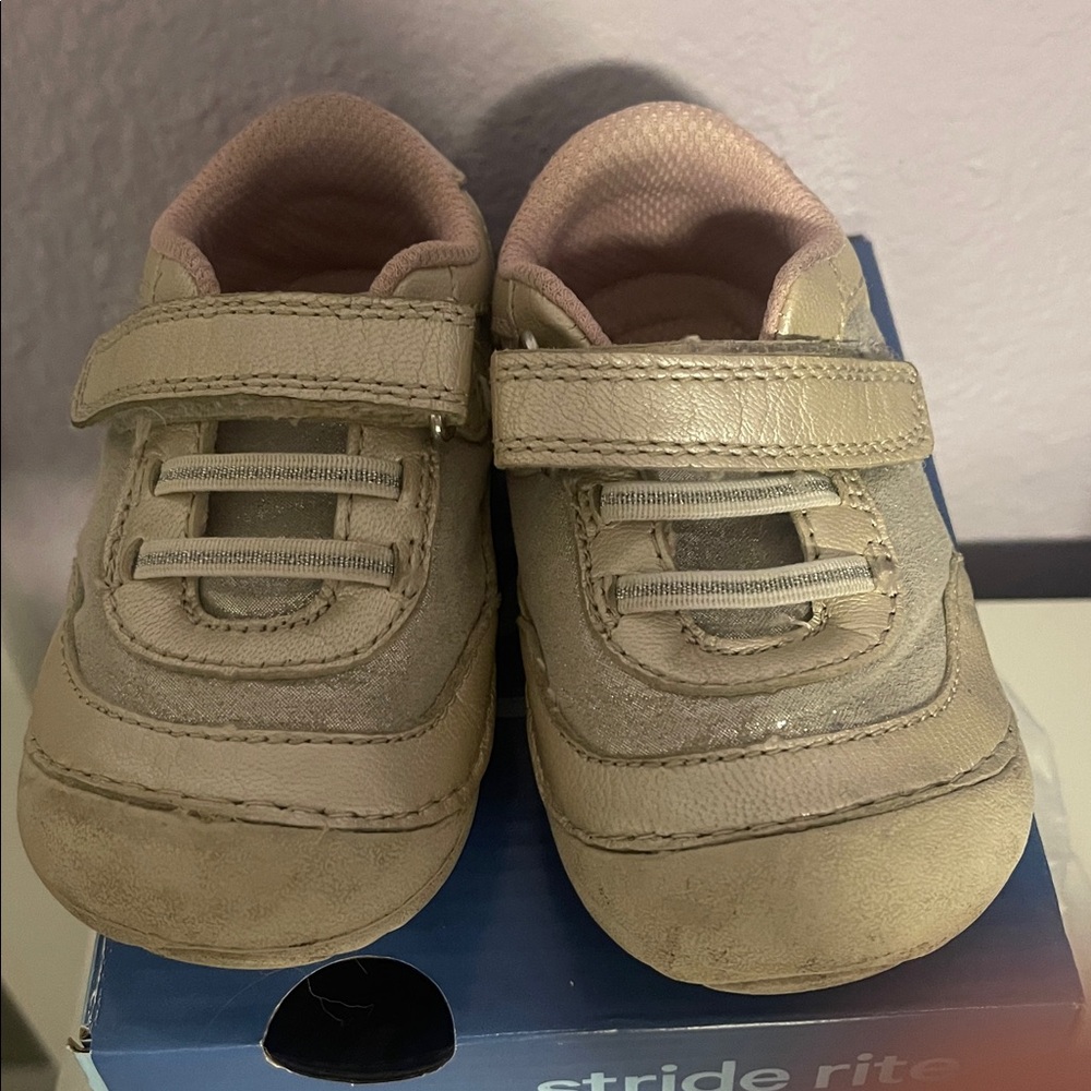 Stride Rite Toddler Shoes in Light Tan